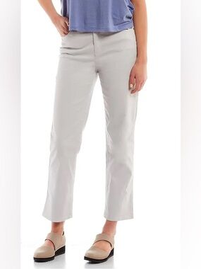 Eileen Fisher Organic Cotton Straight Ankle Jean